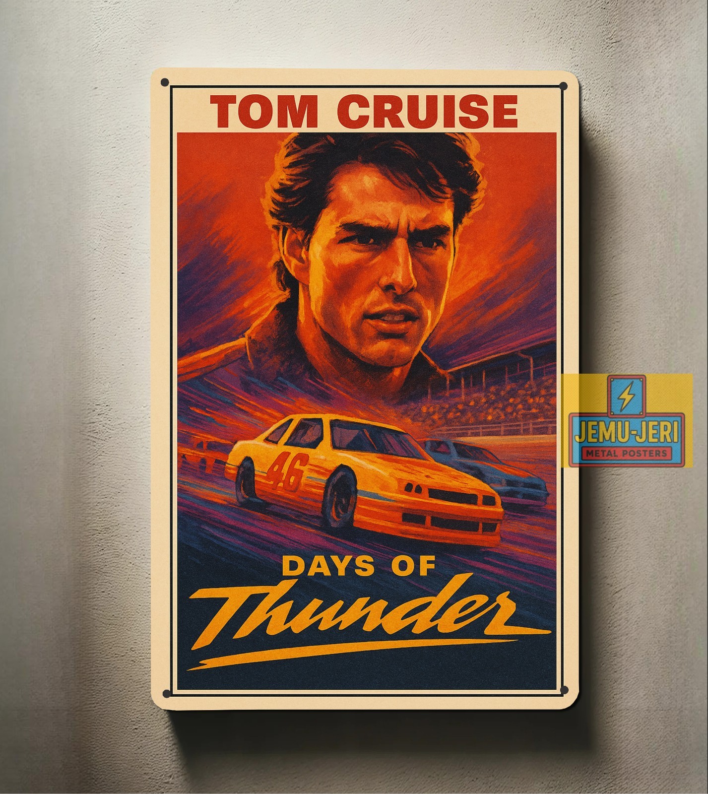 Days of Thunder – Tom Cruise Movie Metal Poster -Collectable Sign- Size:20x30cm