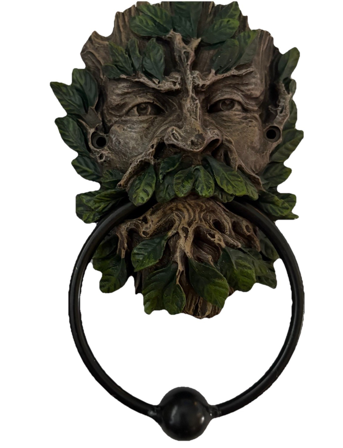 “Whispering Spirits Forest” Green Man Door Knocker Pacific Giftware Gothic Pagan
