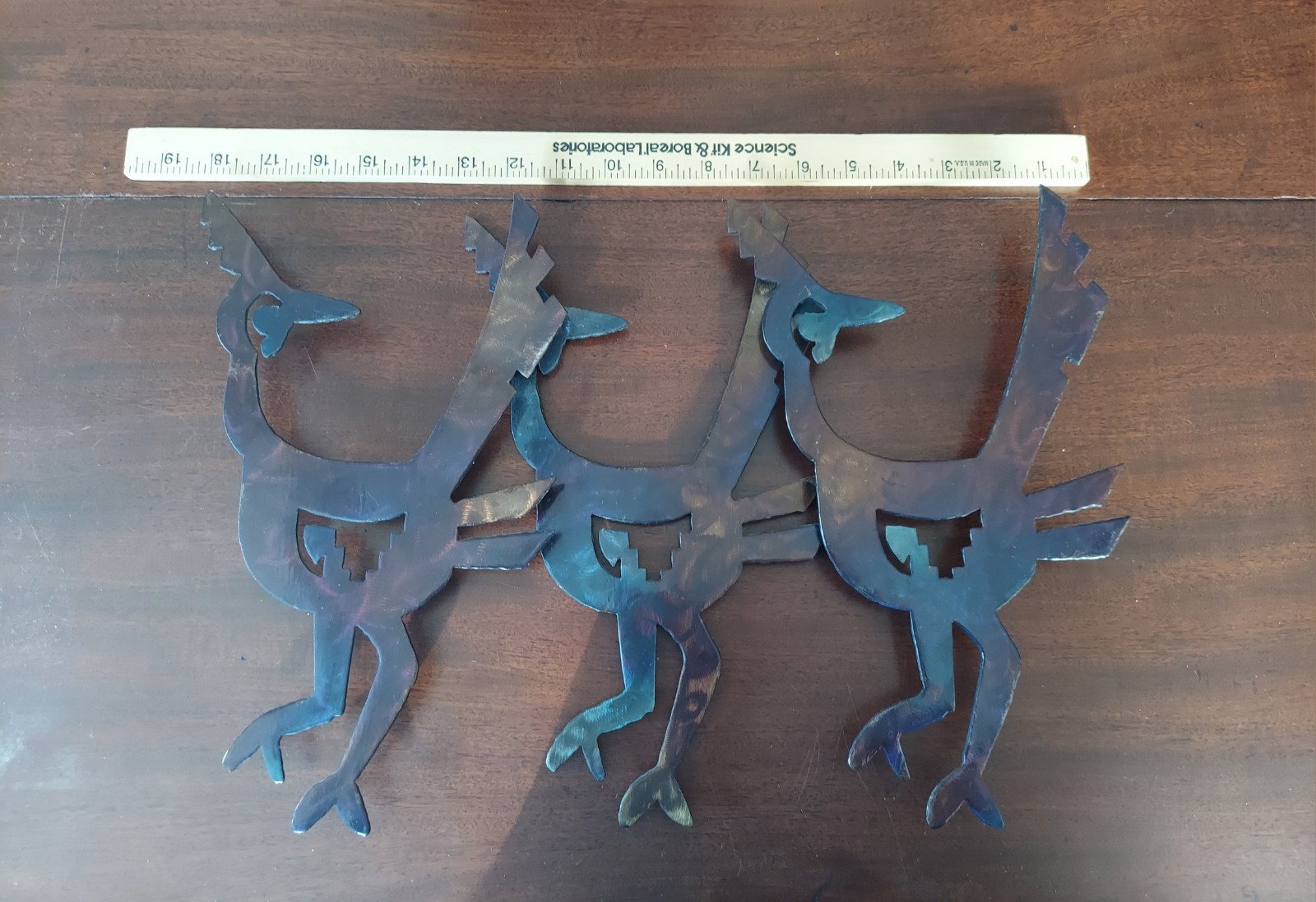 MCM Roadrunners Metal Wall Art Native American Multicolor Decor