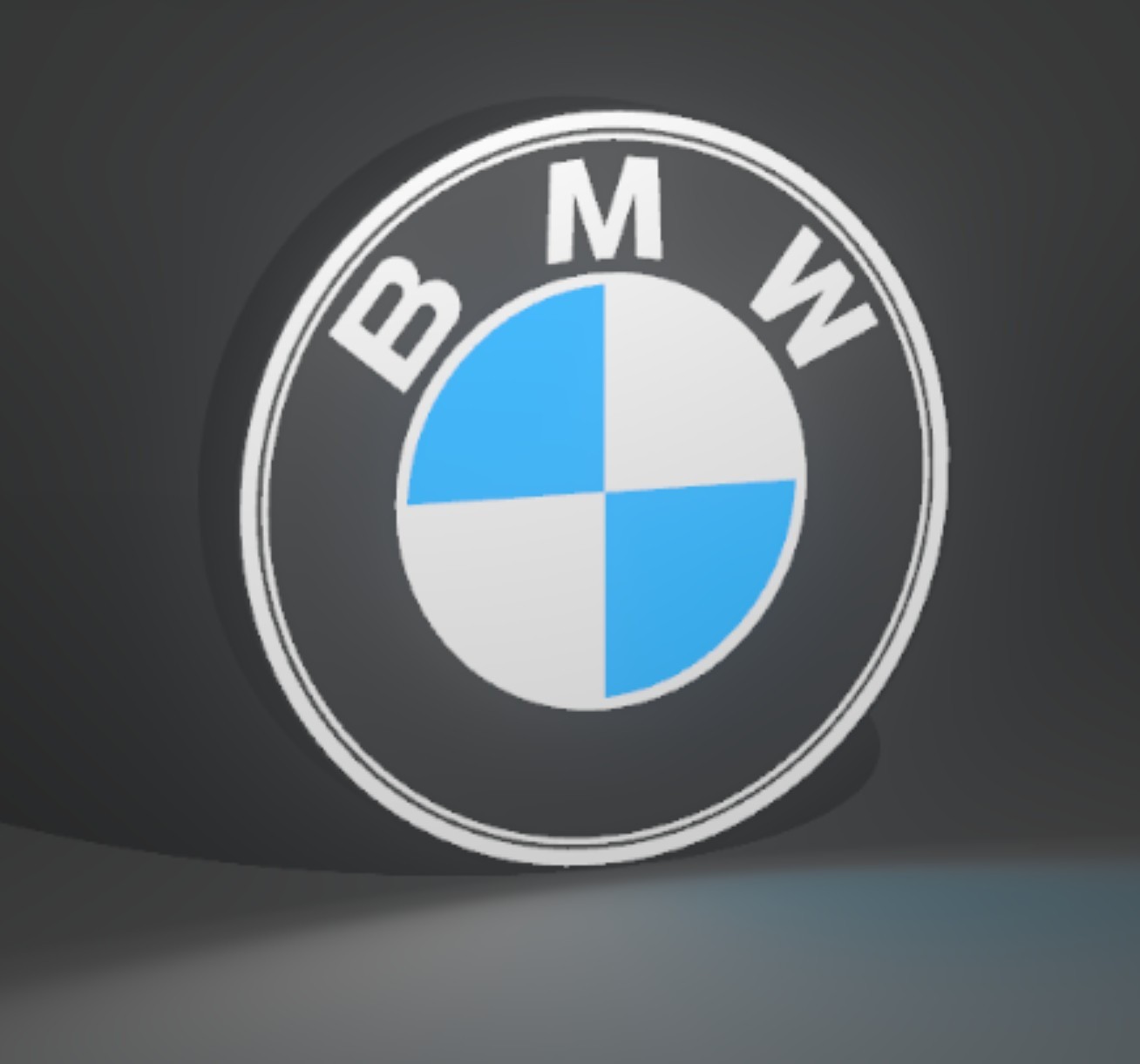 BMW LOGO LED LIGHT BOX LED SIGN LARGE 12.5″ BRIGHT TRUSTED SELLER SEE FEEDBACK