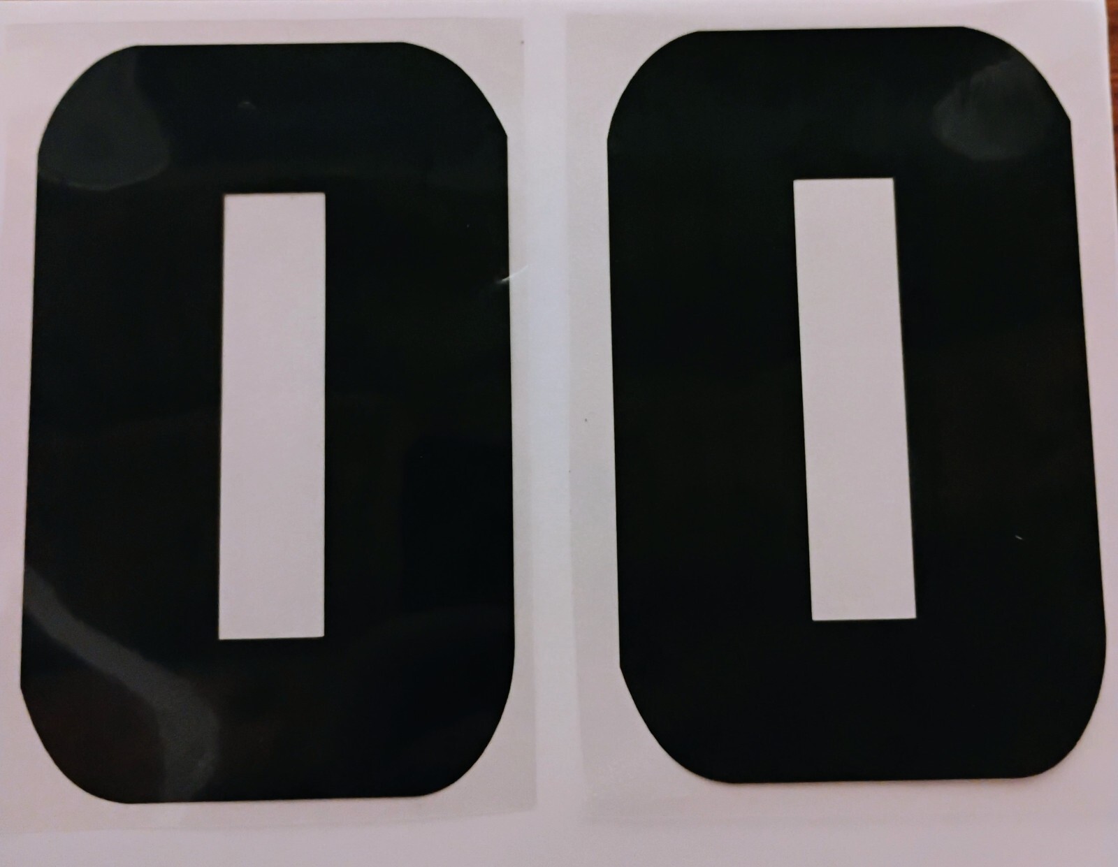 6″ Permanent Vinyl Adhesive Numbers- 6 Colors Available