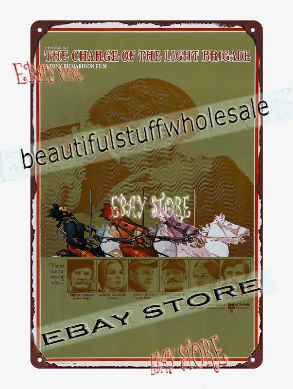 1968 war battle scene vintage film poster art Tin Sign interior styles