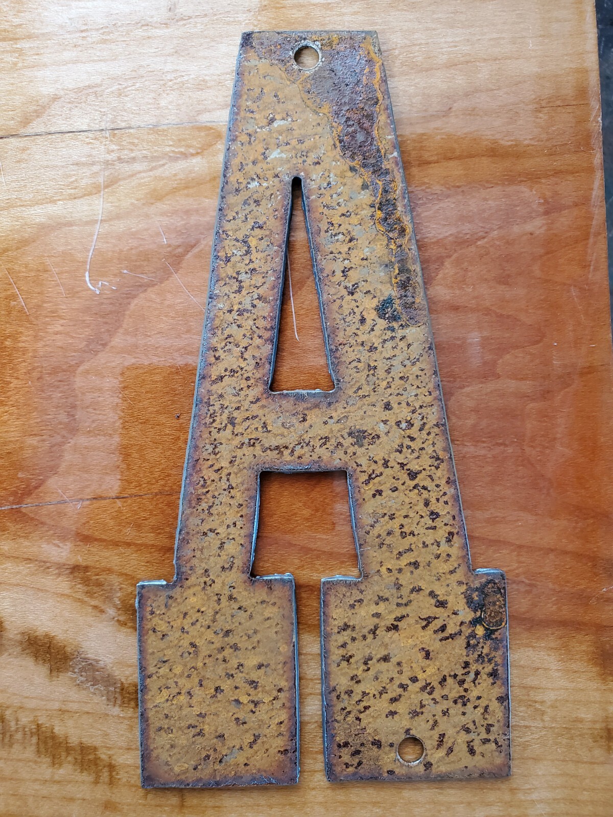 Western Rusty Steel Metal Letters & Numbers – 4inch Modern Antique Rustic Décor