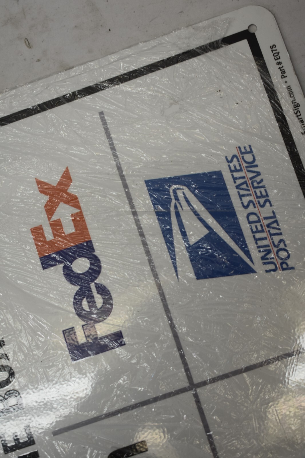 Lot of 4 SmartSign Please Leave Packages In The Bod Aluminum Signs 10″ x 14″