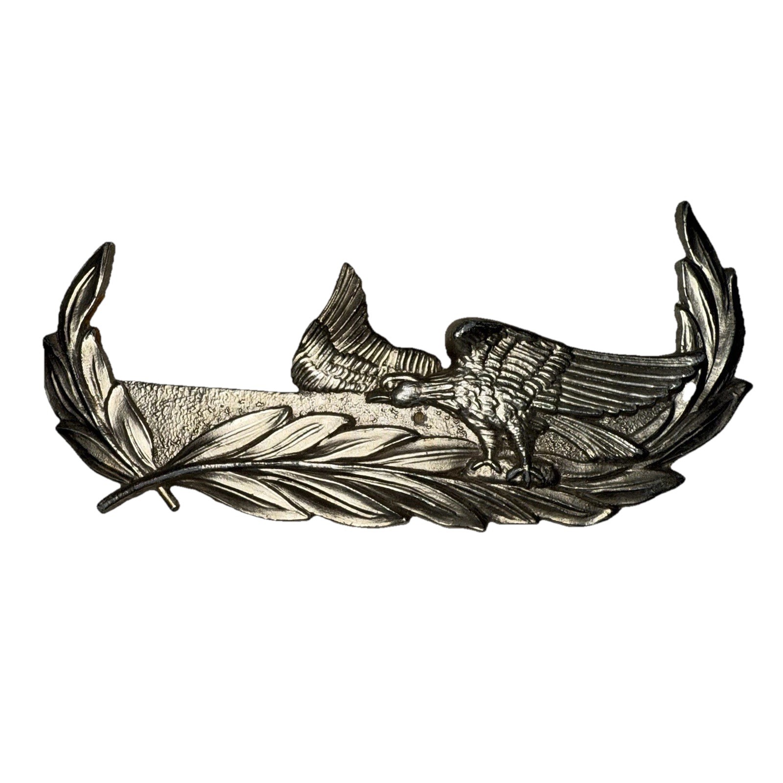 American Bald Eagle Scroll Cast Metal Freedom Flyer 7″ x 3″ Door Plaque Vintage