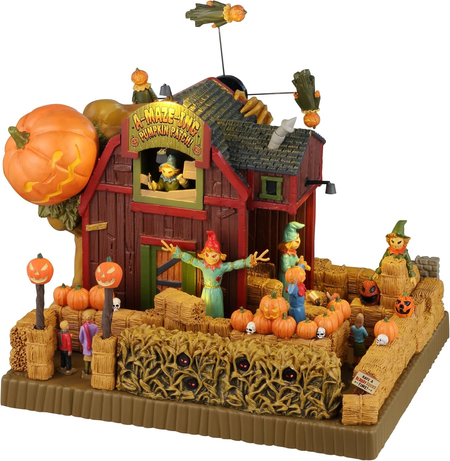 Lemax Spooky Town A-Maze-Ing Pumpkin Patch #45219 Multicolor
