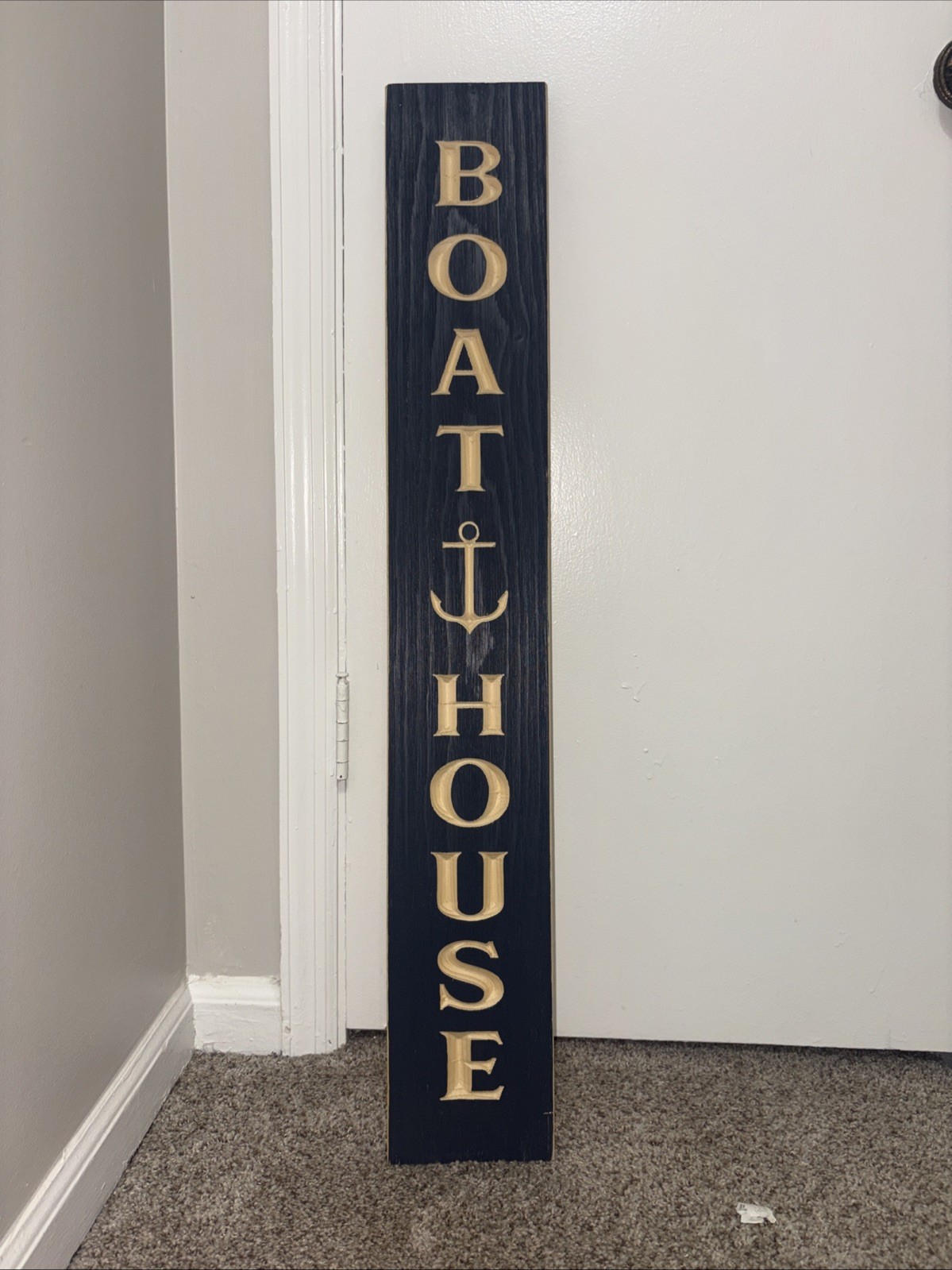 Boat House Wooden Sign