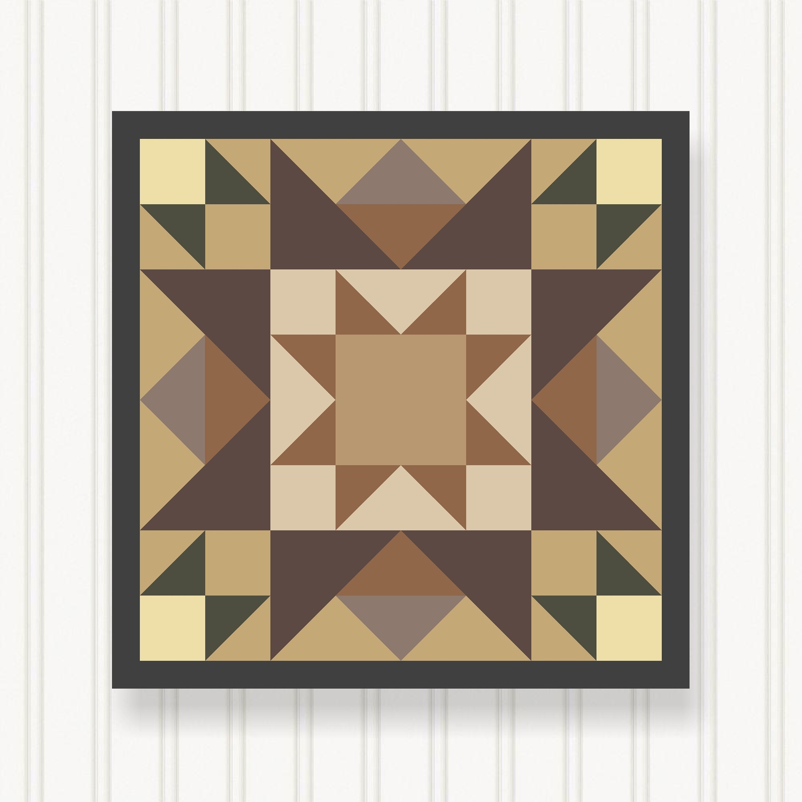 Barn Quilt Square, 8 Sizes, Outdoor & Indoor Wall Art, Home Decor, BQ117-09