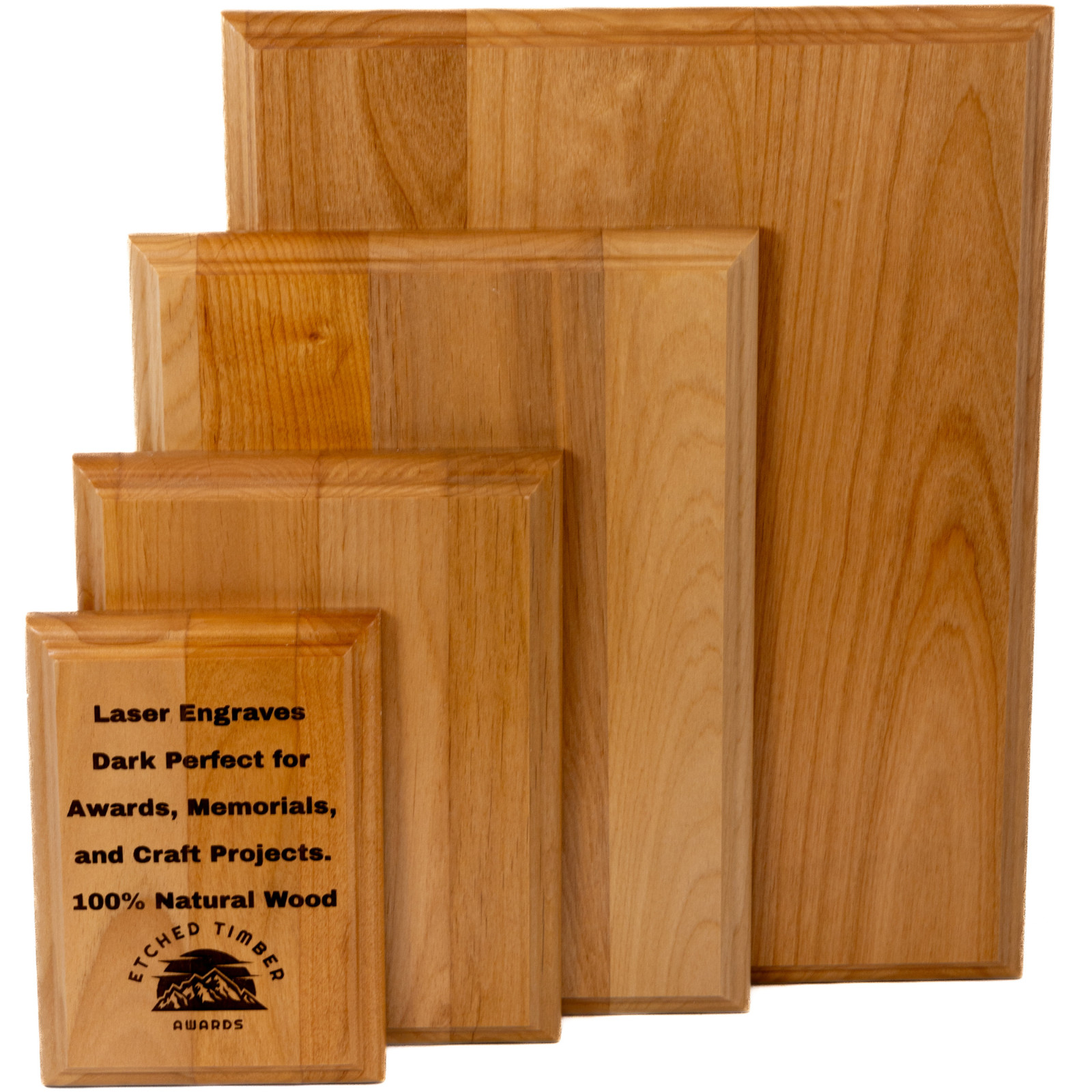 Red Alder Wood Plaque Blank, Award and Craft Plaque, Wood Base Blank Sign