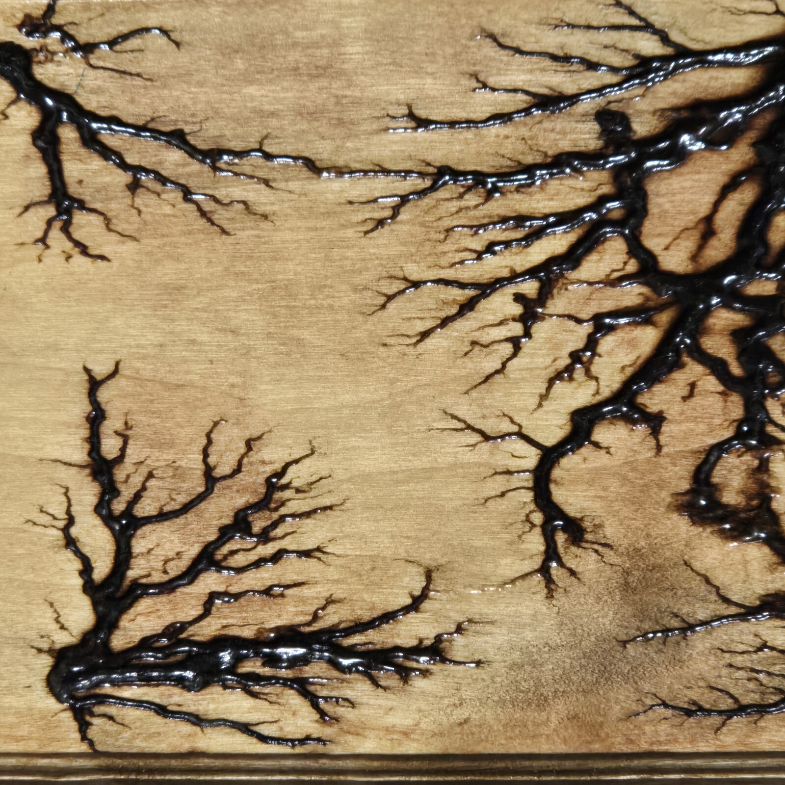 Dog Lover Rustic Wood Wall Art Pug Paw Prints Fractal Burned OOAK Handmade Sign