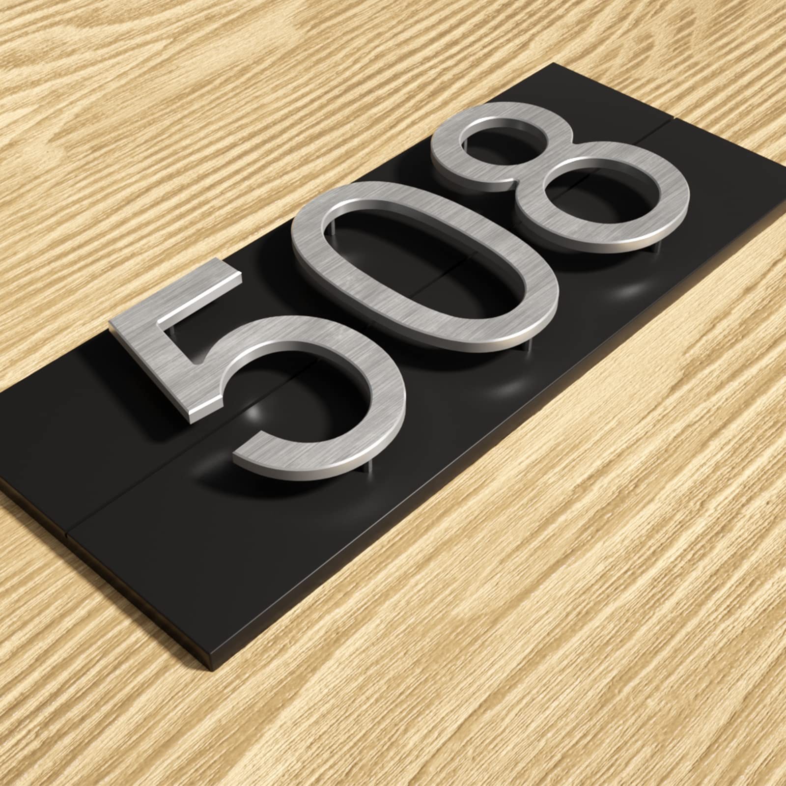 BetLight 8 Inch Modern House Numbers- Premium Aluminum Floating Home Address …