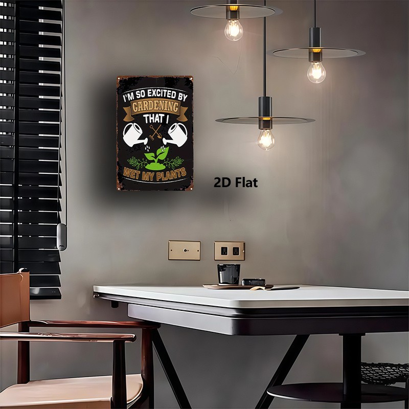 Metal Sign 8X12 Inches Rustic Iron Wall Art
