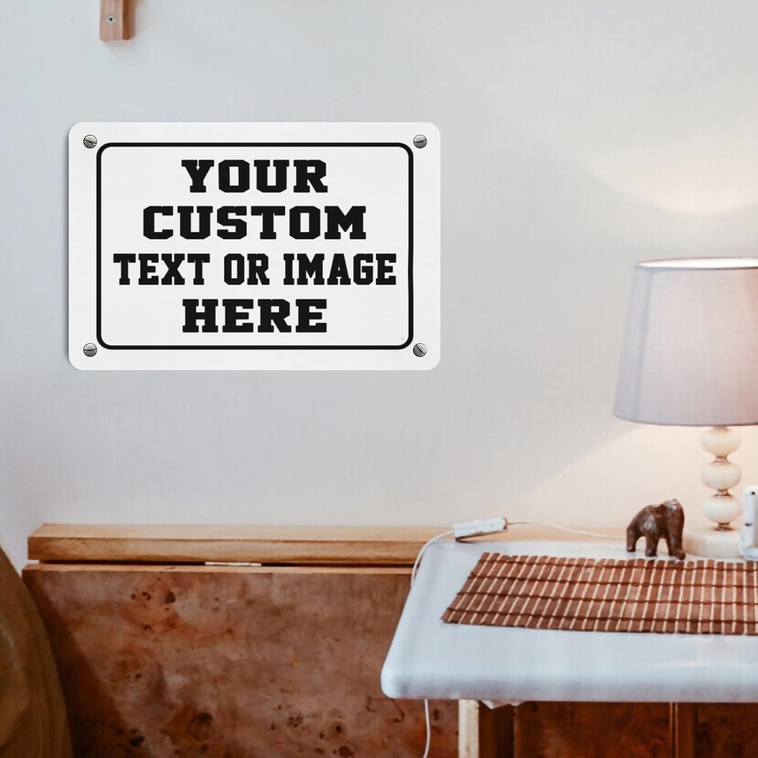 8×12″ Custom Aluminum Sign with Text,Personalized Metal Sign for Outdoor,Office