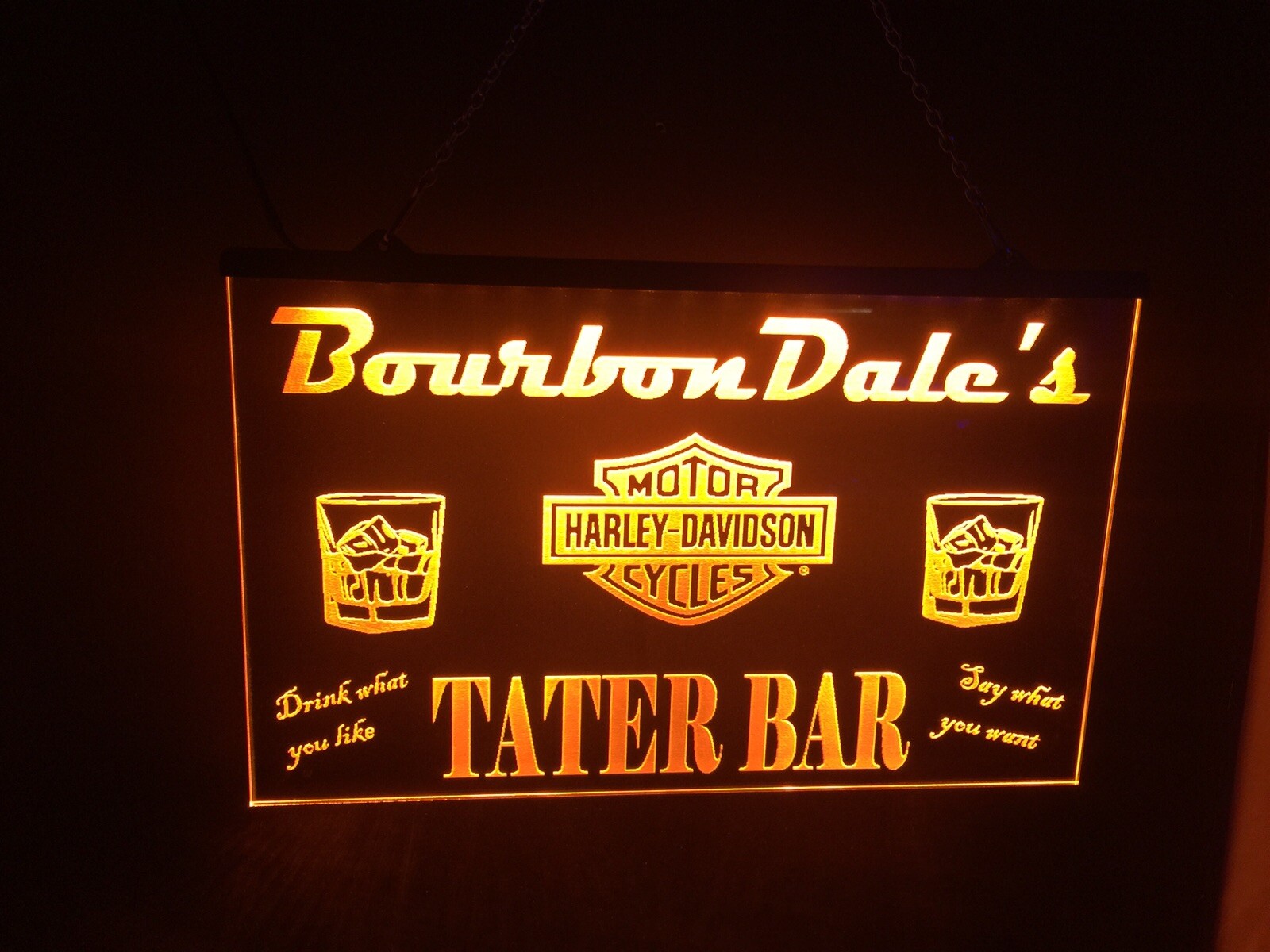 Led Light Sign Medium 8×12” Personalized Full Custom Business Game Room Garage