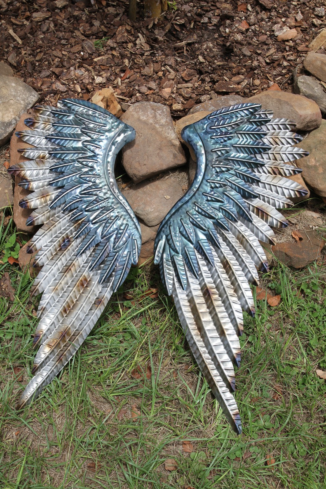 Huge ANGEL WING PAIRS,Stunning Wall Accent,Western Decor,Metal Art,Gifts,SS-BHT