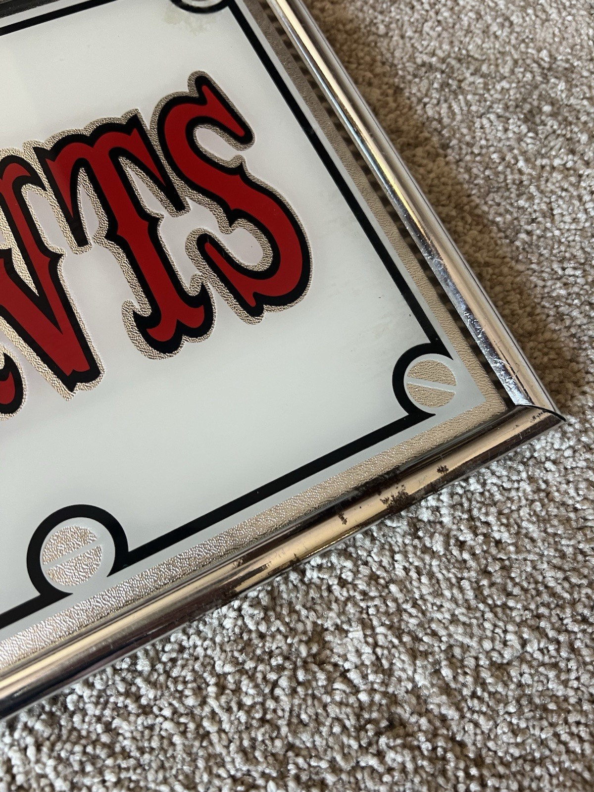 Ladies & Gents Restroom Sign Plaques Set of 2 Vintage Style framed 10by8in