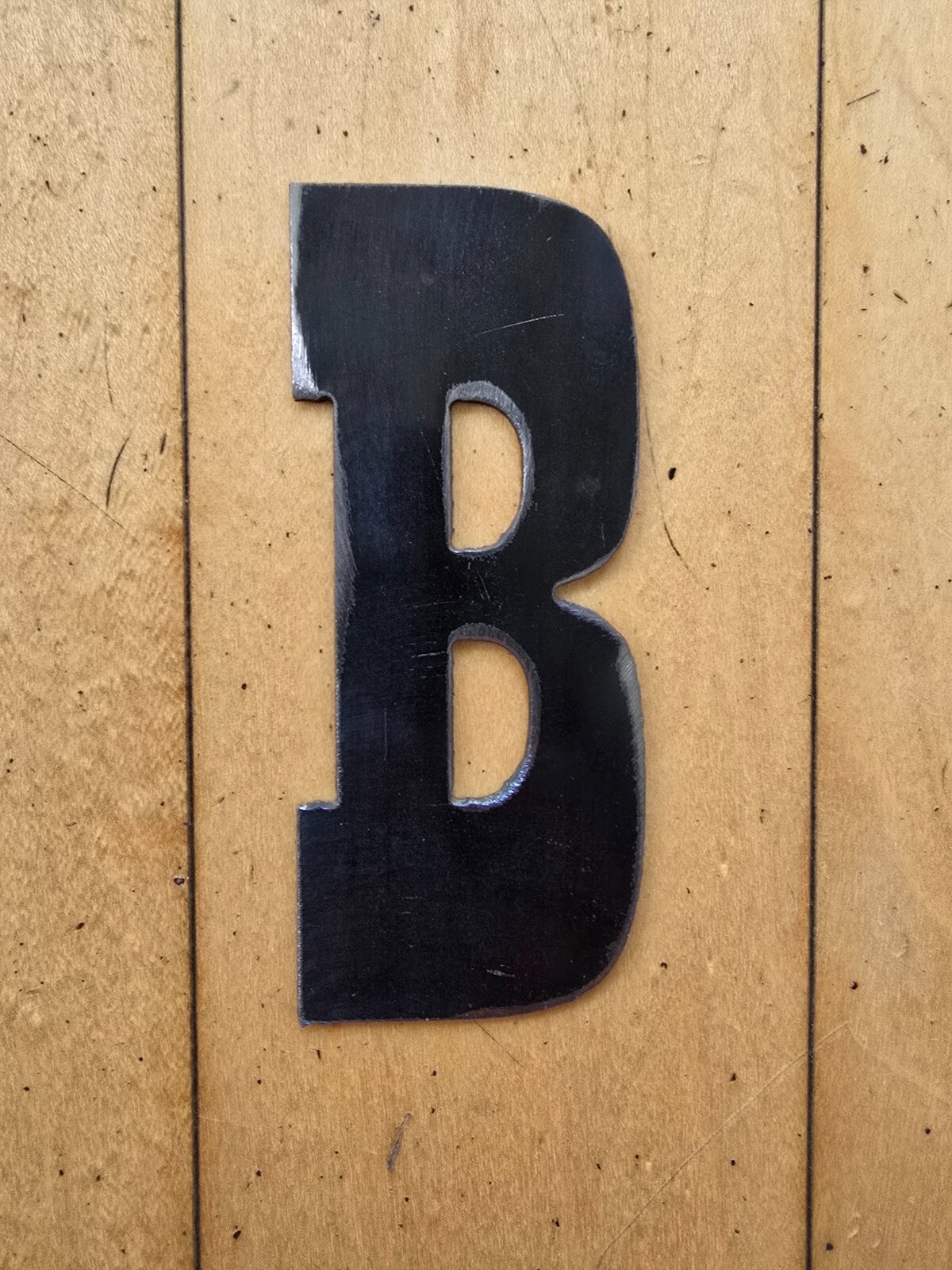 4″ Tall Western Style precision cut metal letters, thick, weldable, 16 Gauge