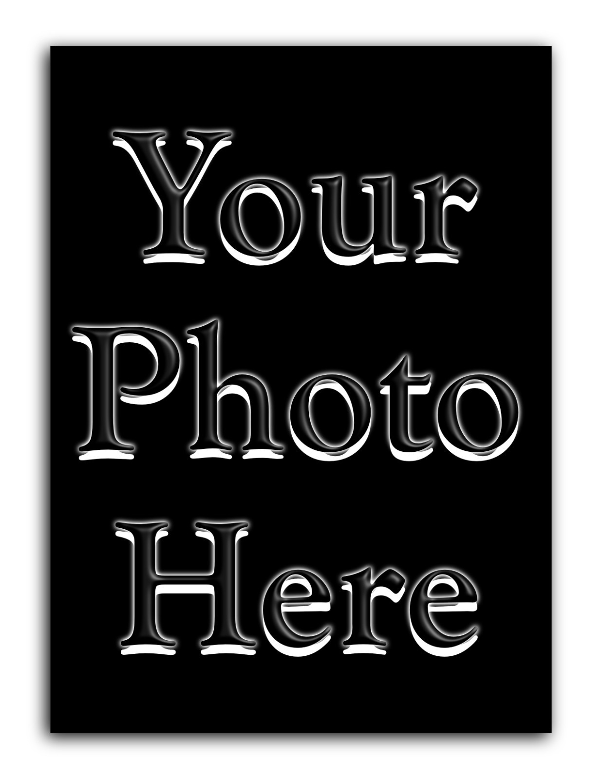 Custom 8×10 Glossy Metal Poster Print Send Us Your Photo! 📸