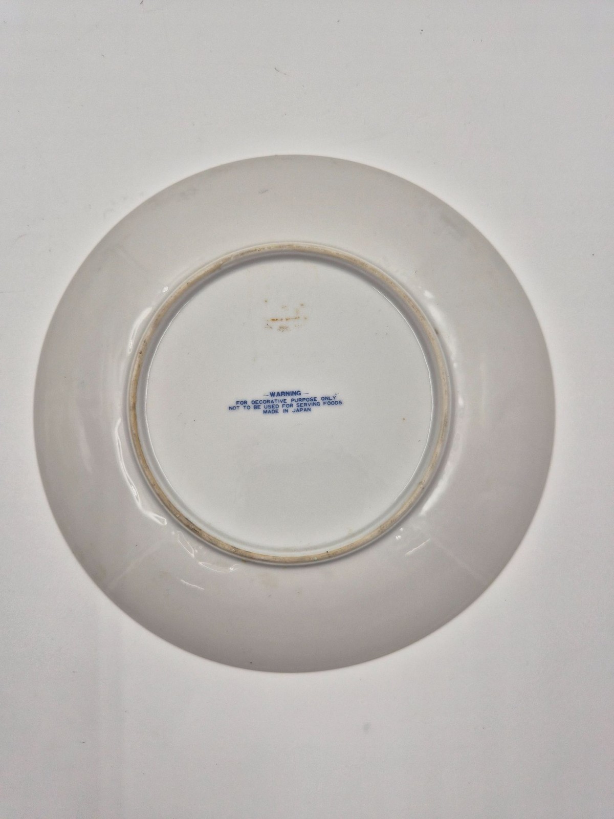 Humorous Fishing Pox Warning Decorative Plate Adult Novelty Gag Gift Virus Used