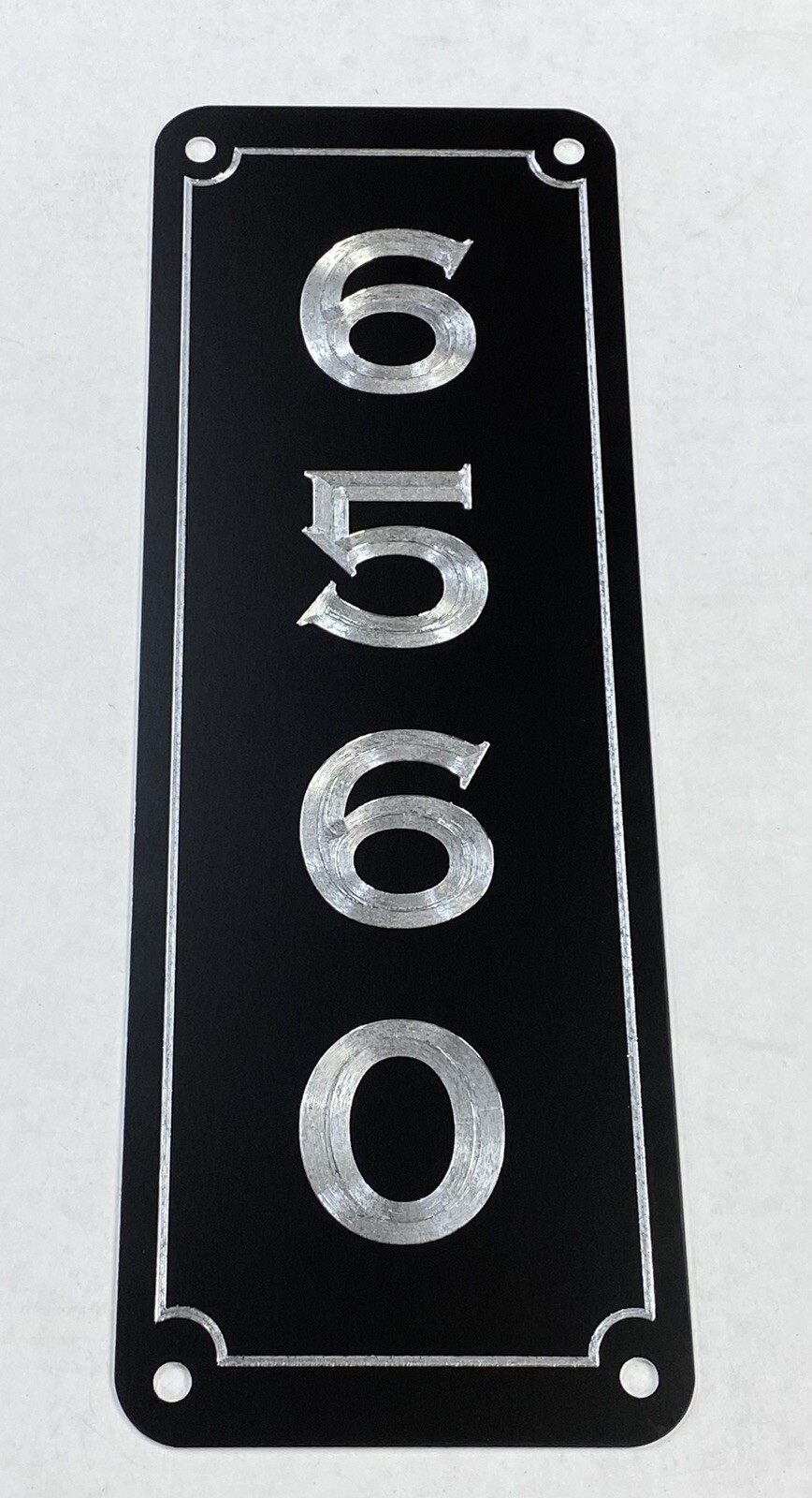 Engraved Personalized Custom House Home Number Street Address Metal 5×14 Sign