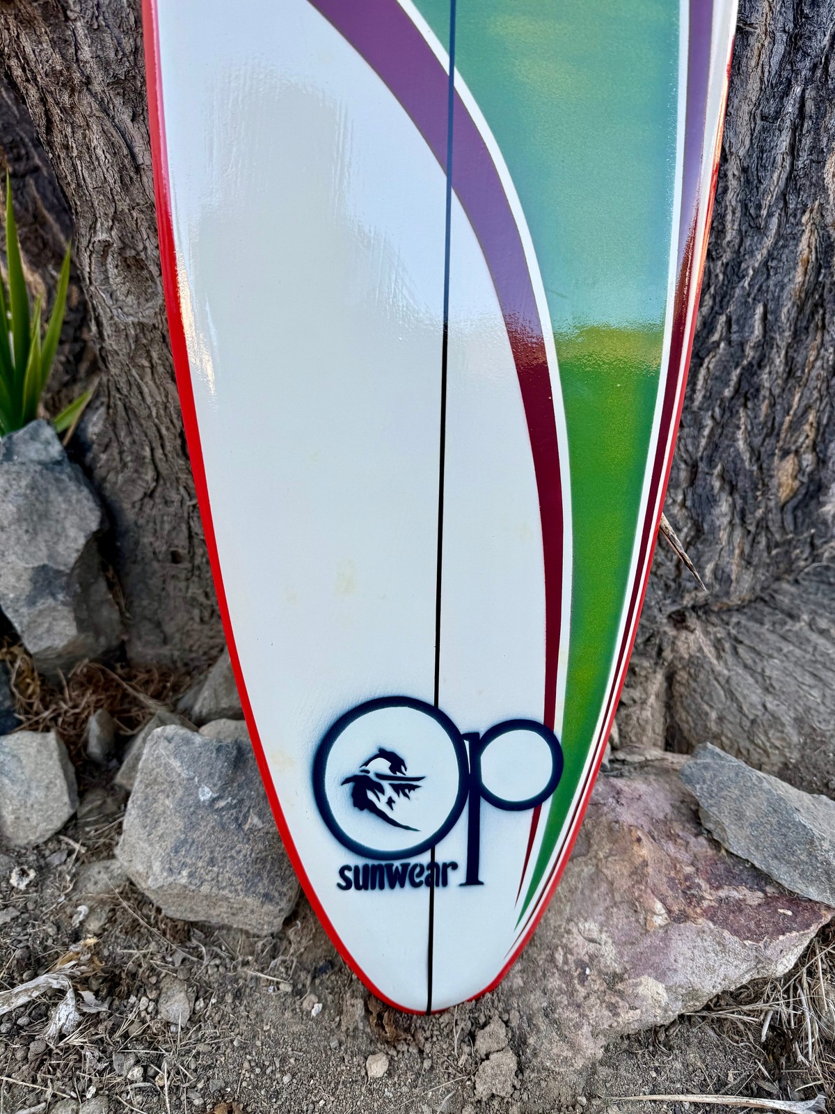 Ocean Pacific OP Vintage Style Decorative Surfboard Wall Plaque 39″ x 10″
