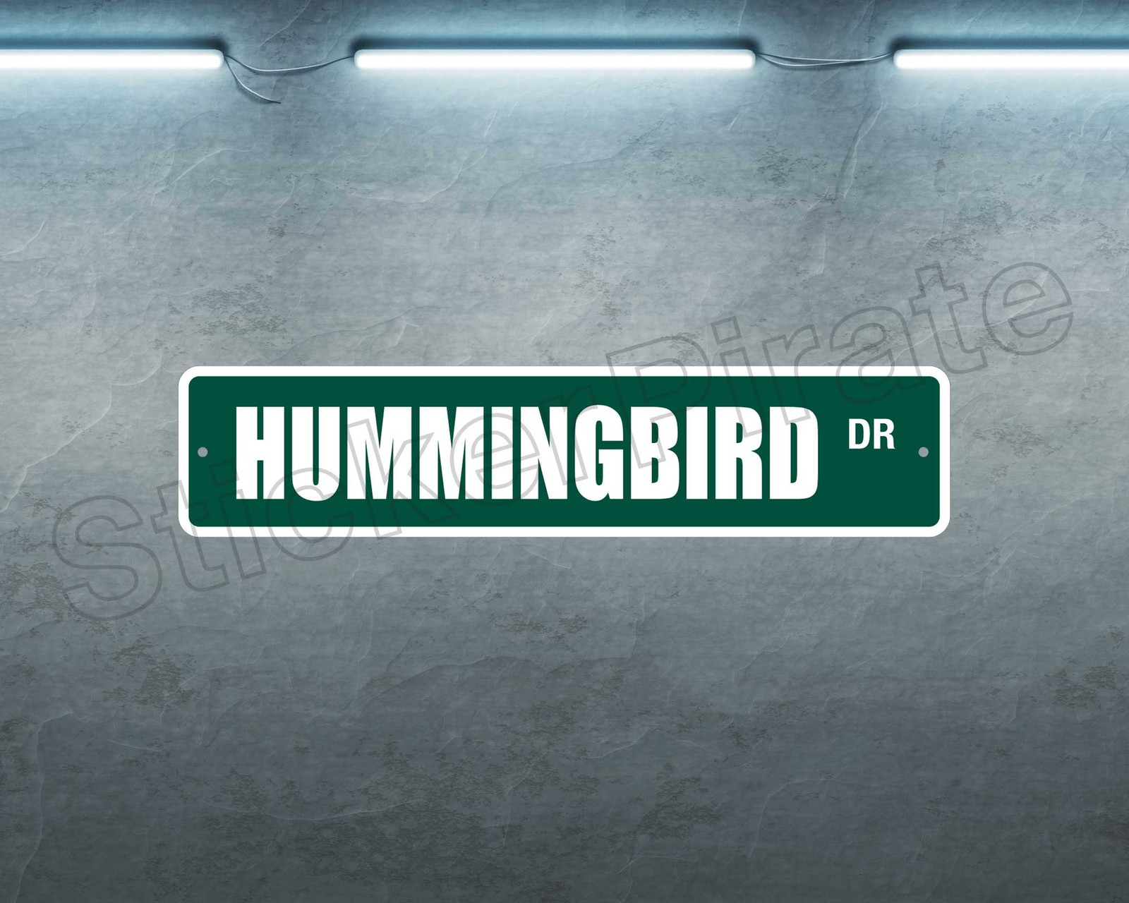 *Aluminum* Hummingbird1 4″ x 18″ Metal Novelty Street Sign SS 1754