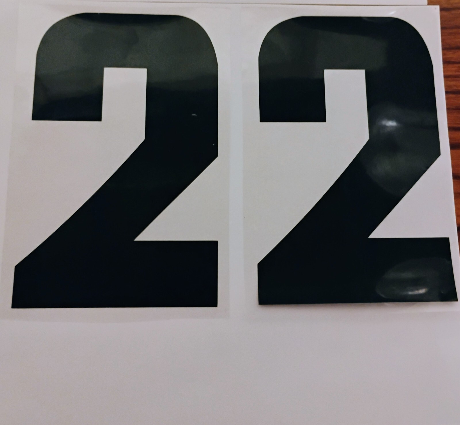 6″ Permanent Vinyl Adhesive Numbers- 6 Colors Available