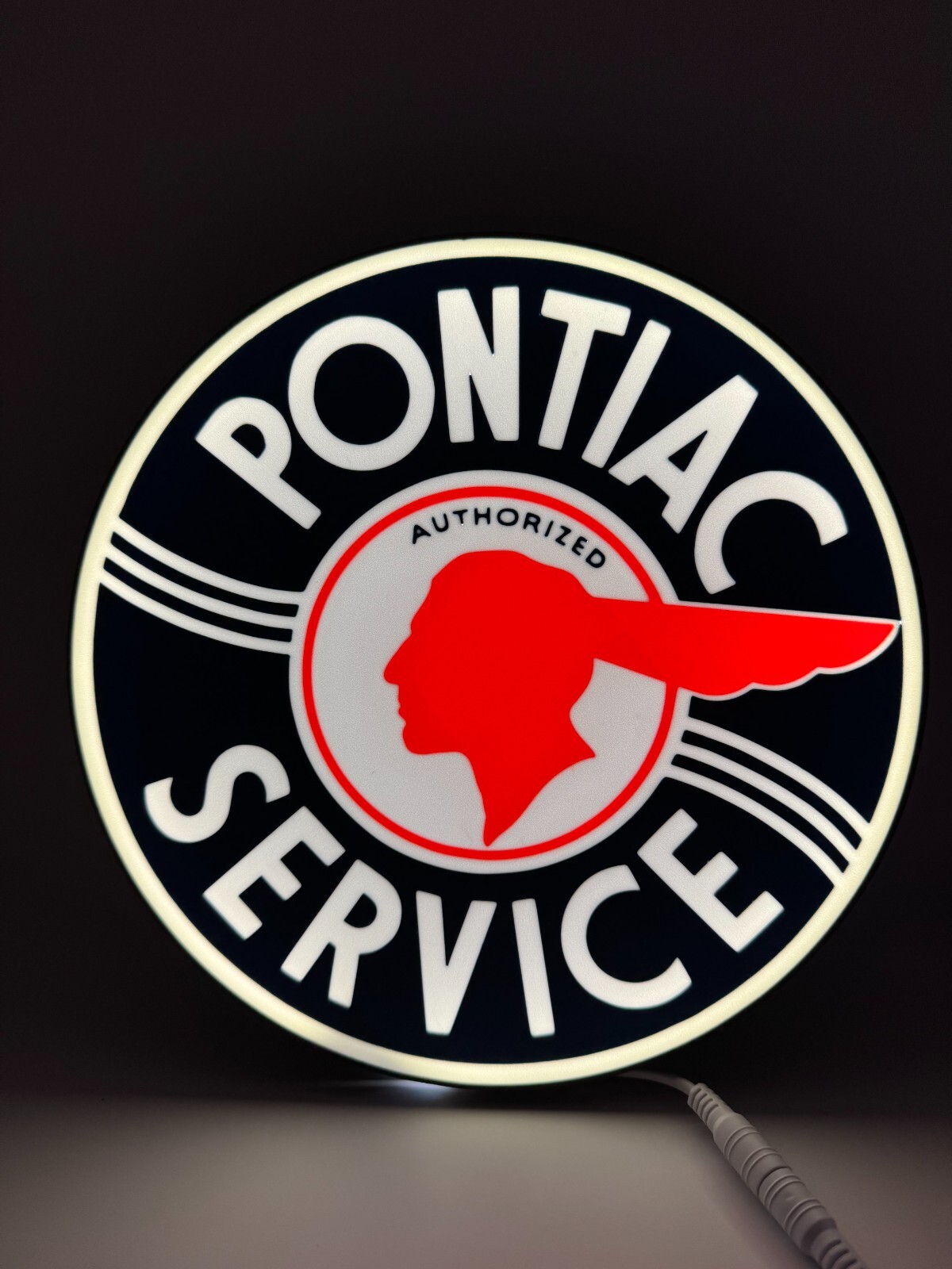 Pontiac Service – Light up LED Sign
