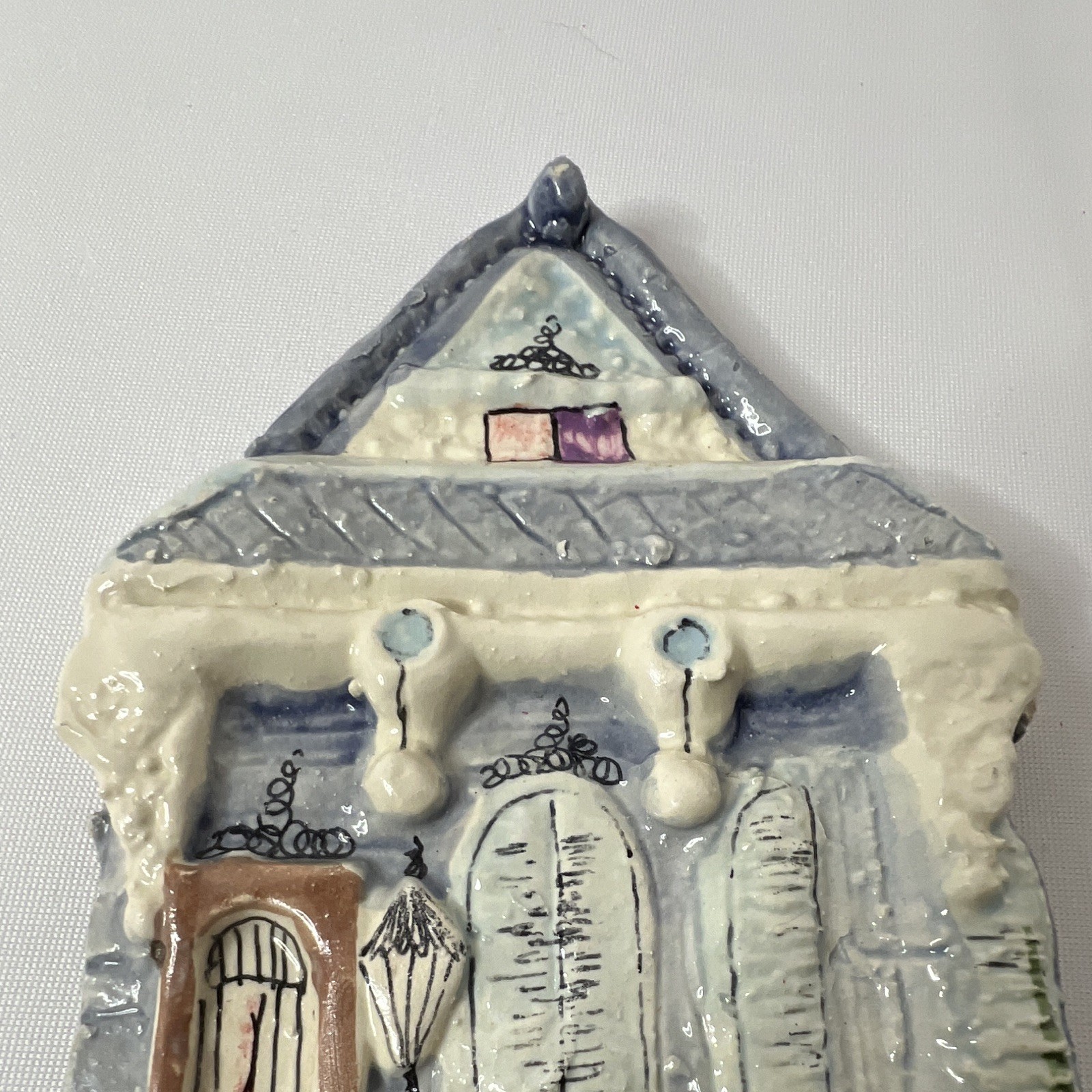 Louisiana Craftsmen “Shotgun” House Wall Plaque 1890’s-A New Orleans Folk Ar