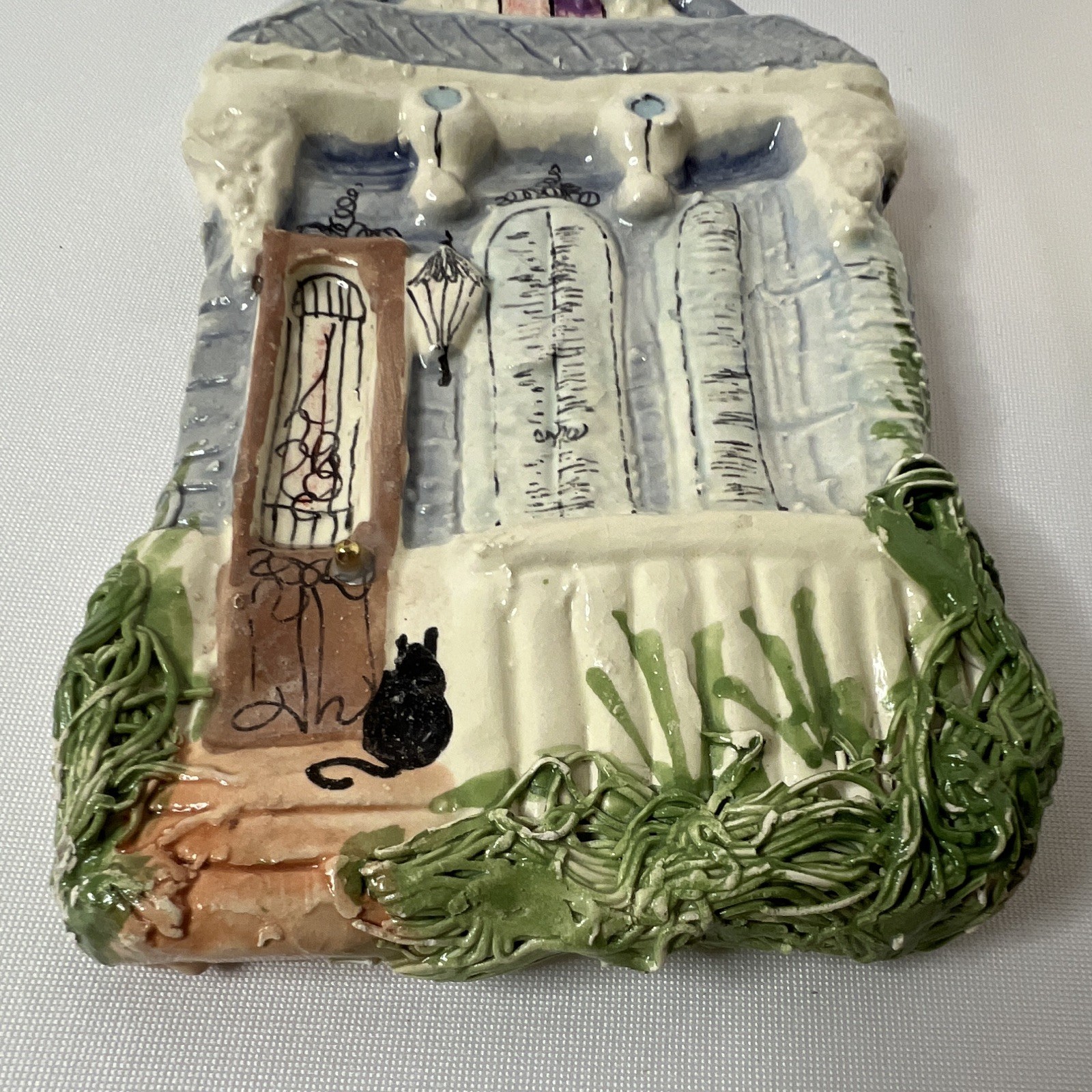 Louisiana Craftsmen “Shotgun” House Wall Plaque 1890’s-A New Orleans Folk Ar