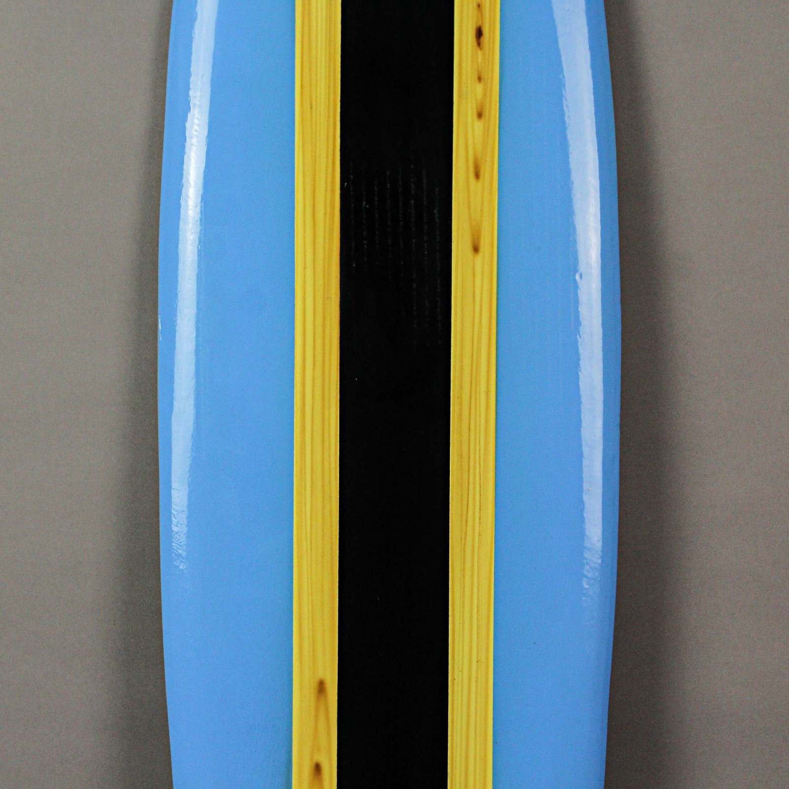 Striped Wooden Surfboard Wall Hanging 39 inch