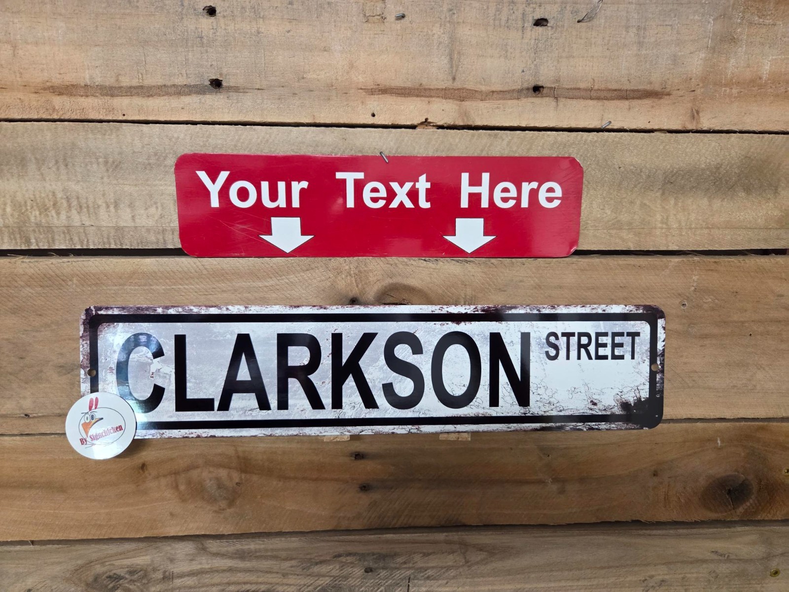 Custom Personalized Street Signs, garage sign, road sign, RUSTY VINTAGE LOOK new