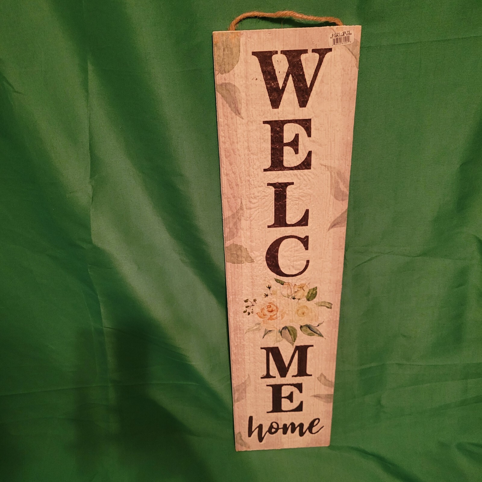 My Word! Home Decor Sign “Welcome Home”, 24″x6″, Made In The USA