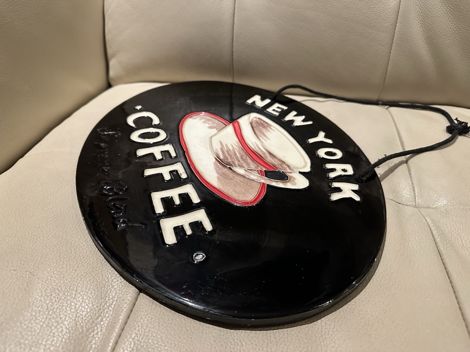New York Coffee Supreme Blend Colorful Glossy Wall Hanging Picture 14″x11″